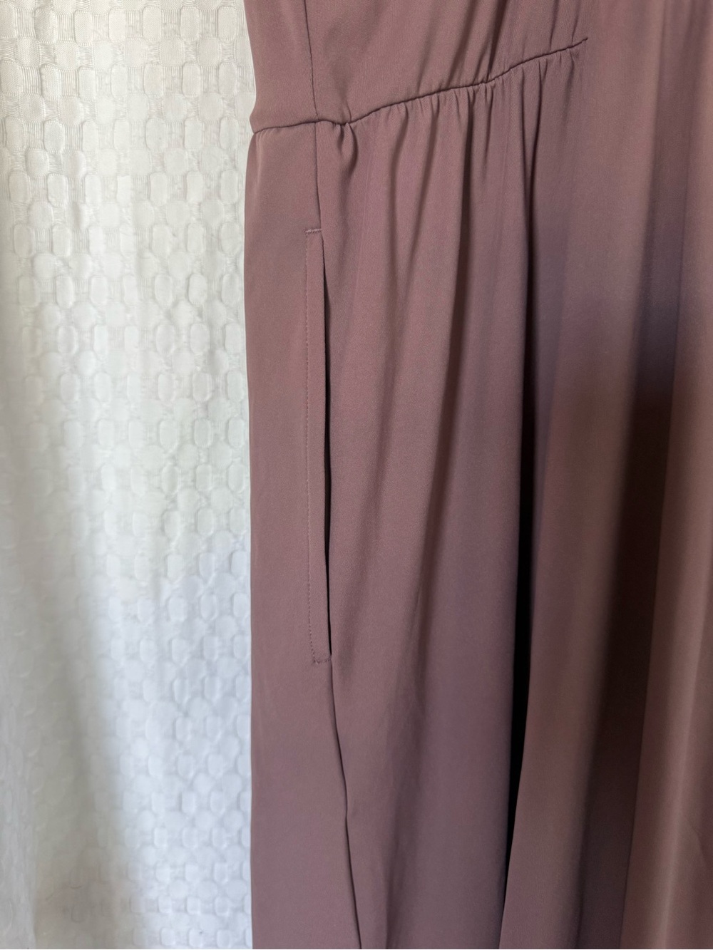 Halara SoftlyZero Racerback Built-In Bra Maxi Dress Pockets NWT L - Picture 6 of 7